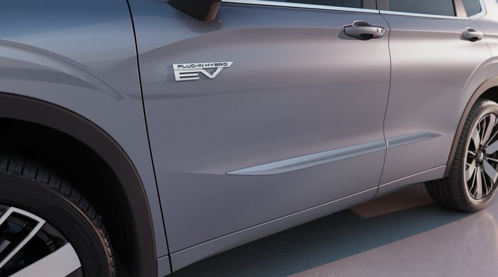 Nové Mitsubishi OUTLANDER PHEV - boční ochranné lišty