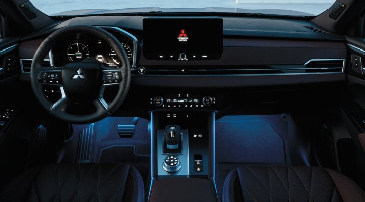Nové Mitsubishi OUTLANDER PHEV - osvětlení interiéru